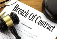 What Are The Penalties For Breaching A Contract