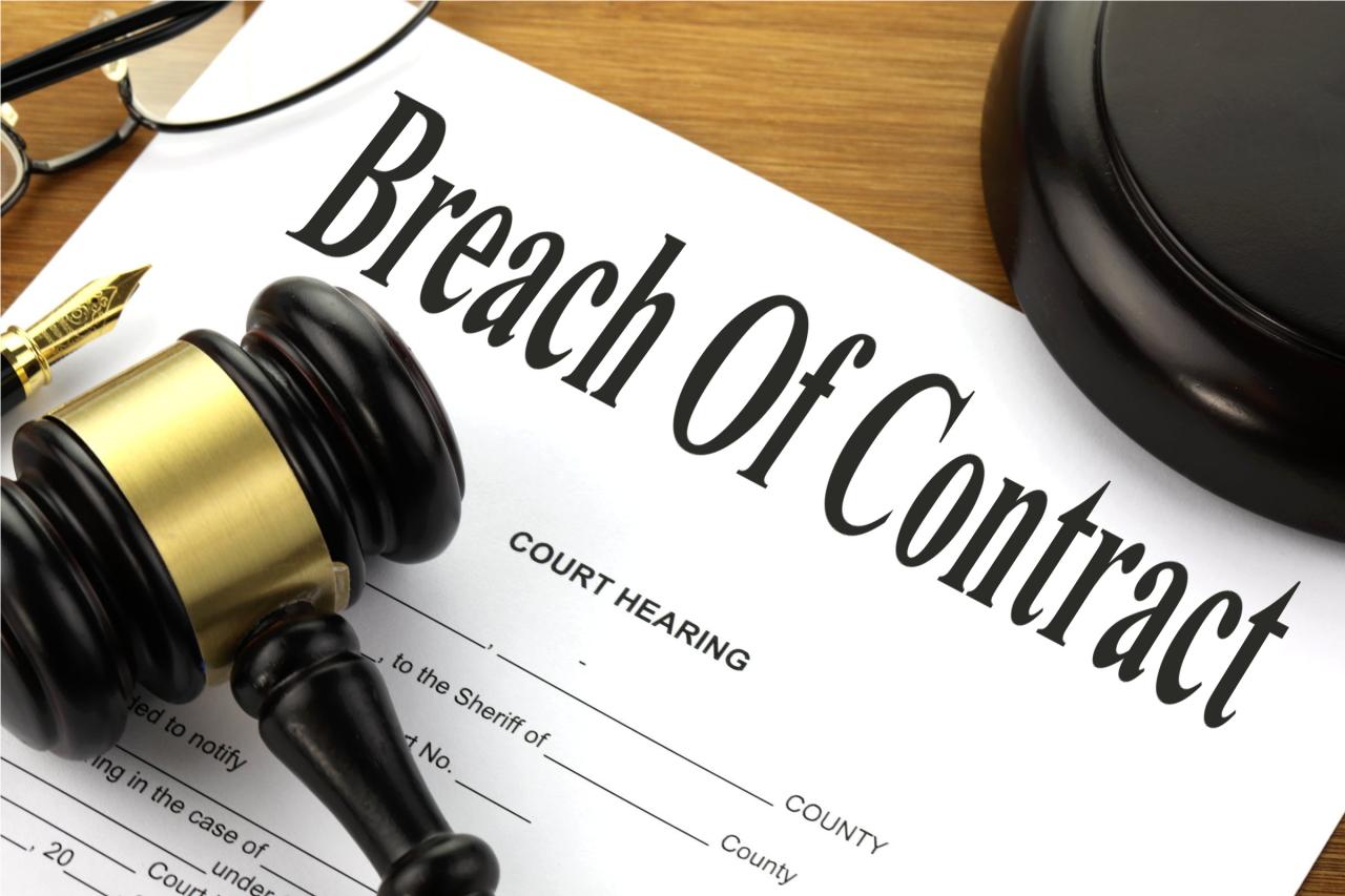 Defenses In Breach Of Contract Lawsuit In New York What Are The Penalties For Breaching A Contract