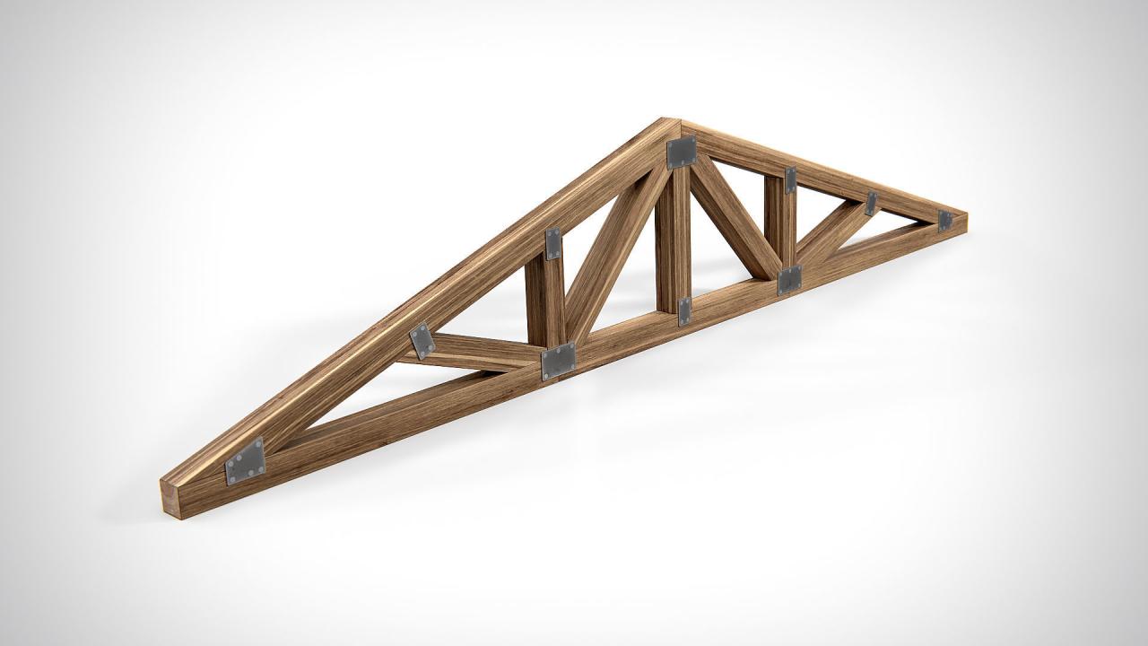 3D model Wooden Truss Double Fan PBR VR / AR / low-poly | CGTrader Best Sustainable Fashion Brands For Everyday Wear
